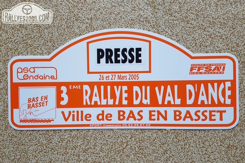 Rallye du Val d'Ance 2005 (1)