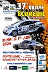 AFFICHE RALLYE MONTELIMAR ECUREUIL 2024